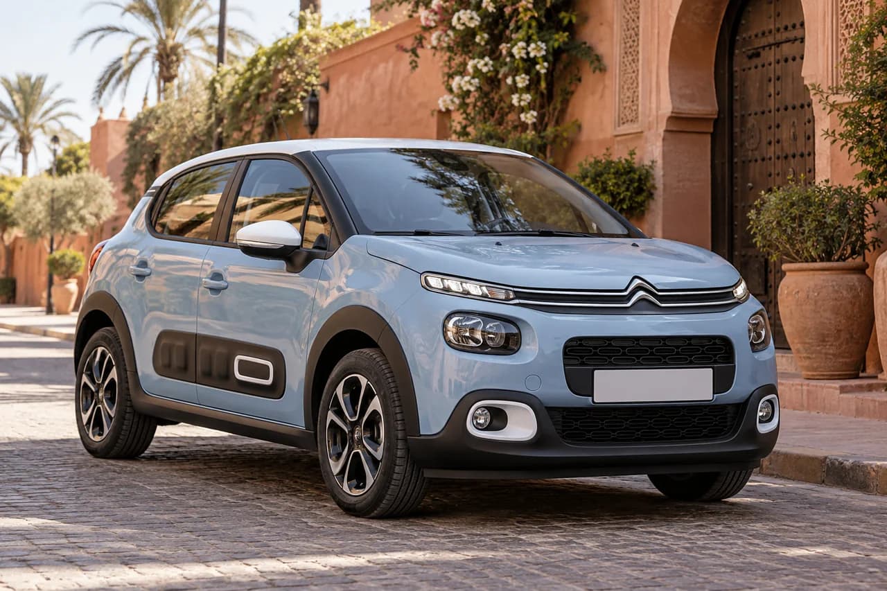 Illustration temporaire inspirée du modèle Citroën C3