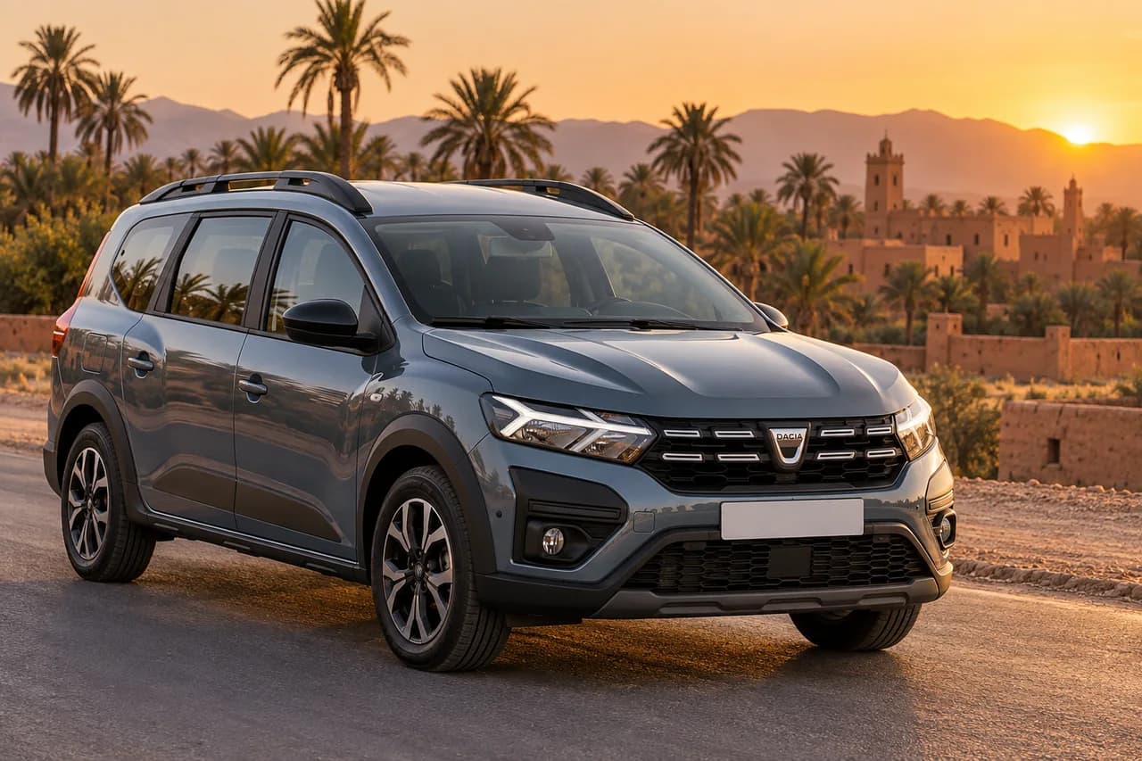 Illustration temporaire inspirée du modèle Dacia Jogger