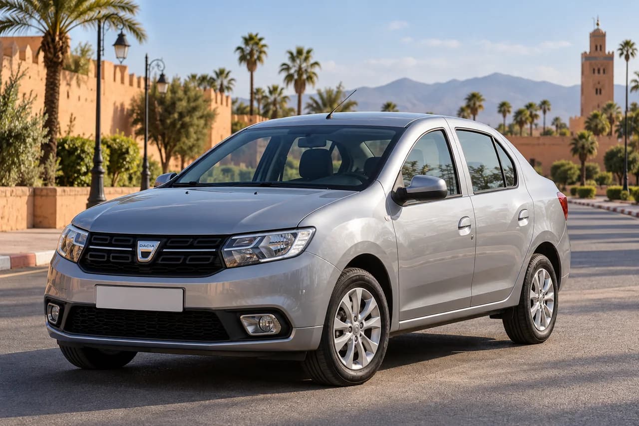 Illustration temporaire inspirée du modèle Dacia Logan