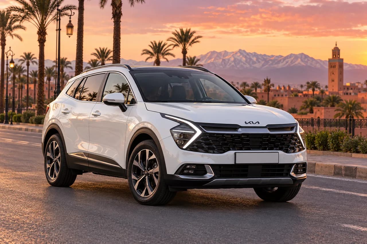 Illustration temporaire inspirée du modèle Kia Sportage