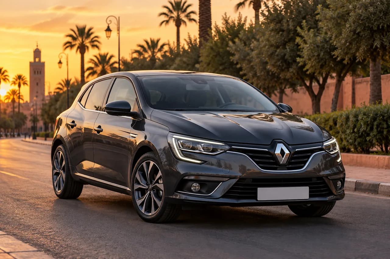 Illustration temporaire inspirée du modèle Renault Mégane