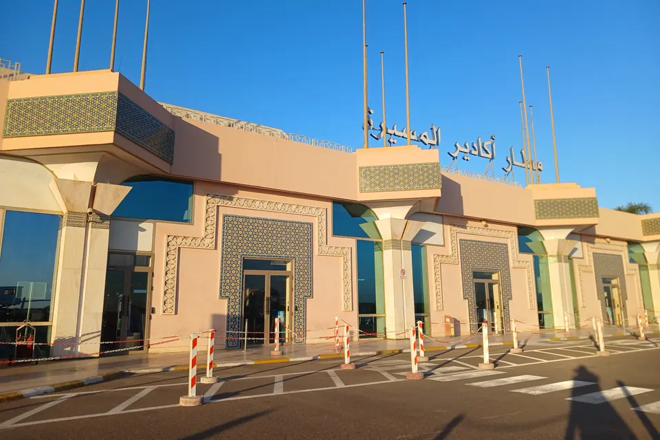 Piste et terminal de l’aéroport Agadir Al Massira